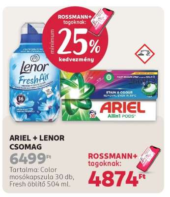 ARIEL + LENOR CSOMAG