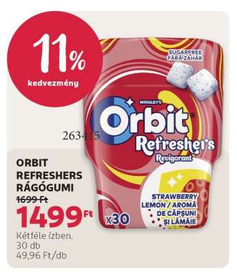 Orbit Refreshers rágógumi