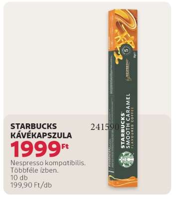 Starbucks kávékapszula