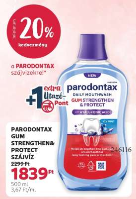 PARODONTAX GUM STRENGTHEN & PROTECT SZÁJVÍZ