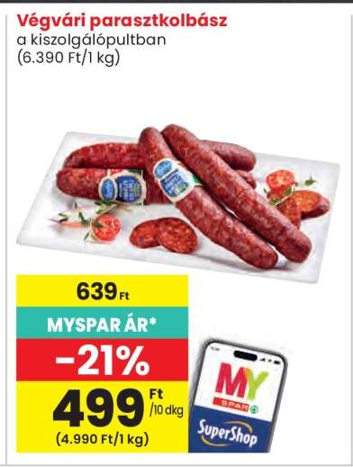 Végvári parasztkolbász