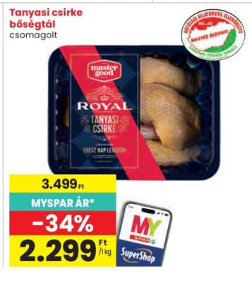 Tanyasi csirke bőségtál