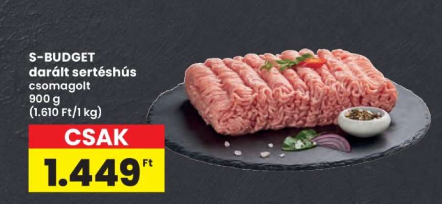 S-BUDGET darált sertéshús