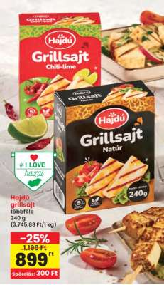 Hajdú grillsajt többféle