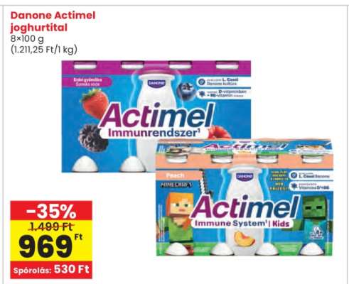 Danone Actimel joghurtital