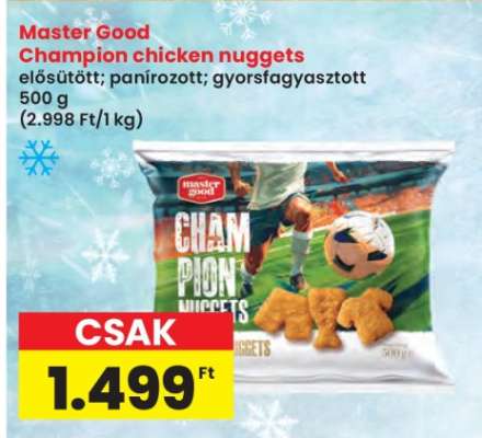 Master Good Champion chicken nuggets