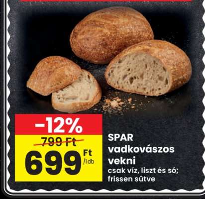 SPAR VADKOVÁSZOS VEKNI