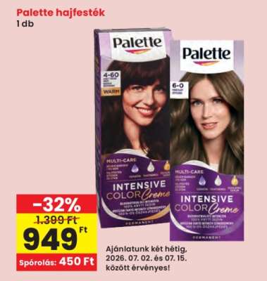 Palette Hajfesték