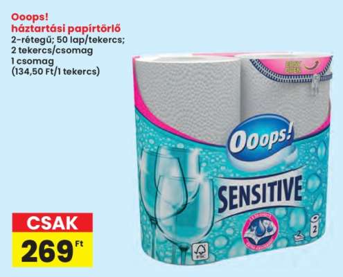 Ooops! háztartási papírtörlő