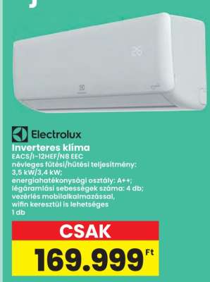 Electrolux Inverteres klíma