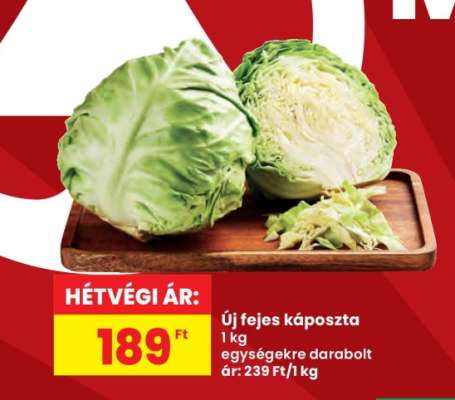 Új fejes káposzta