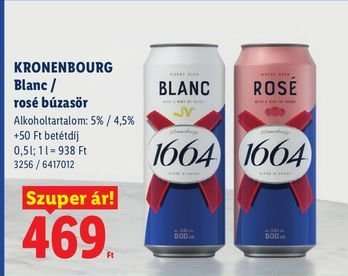 Kronenbourg Blanc / rosé búzasör