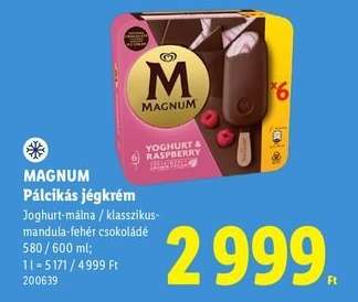 Magnum pálcikás jégkrém