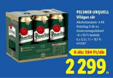 PILSNER URQUELL Világos sör