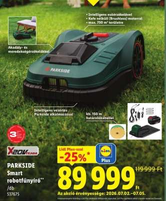 Parkside Smart robotfűnyíró