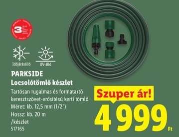 PARKSIDE Locsolótömlő készlet