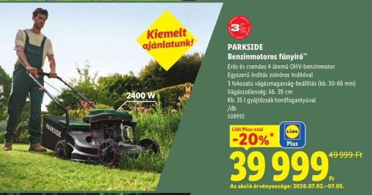 PARKSIDE Benzinmotoros fűnyíró