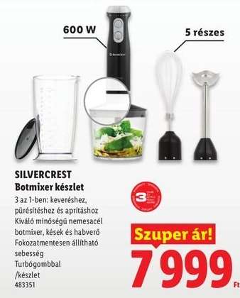 SILVERCREST Botmixer készlet