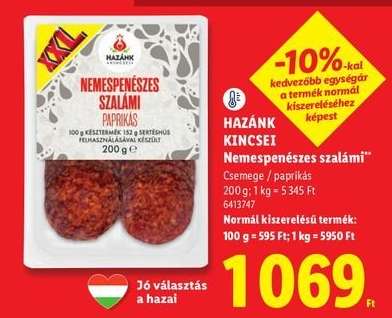 HAZÁNK KINCSEI Nemespenészes szalámi