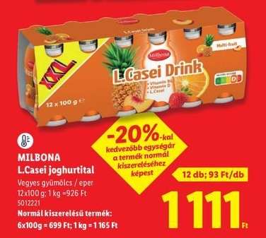 MILBONA L.Casei joghurtital