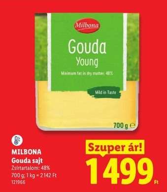 MILBONA Gouda sajt