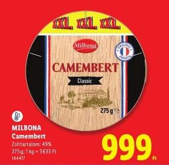 MILBONA Camembert