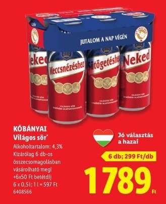 KŐBÁNYAI Világos sör*