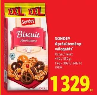 SONDEY Aprósütemény-válogatás*