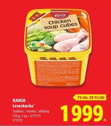 KANIA Leveskocka*