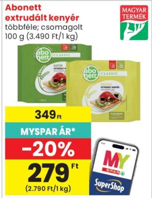 ABONETT Extrudált kenyér
