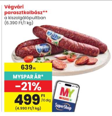 Végvári parasztkolbász