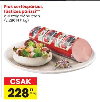 Pick sertéspárizsi, füstízes párizsi