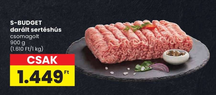 S-BUDGET darált sertéshús