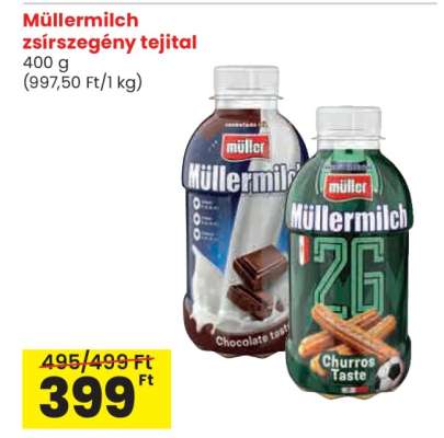 Müllermilch zsírszegény tejital