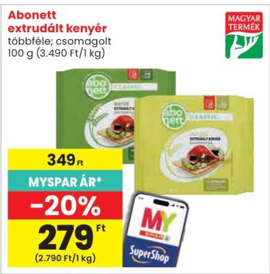 ABONETT Extrudált kenyér