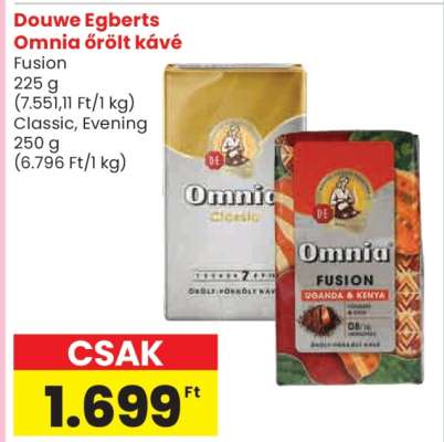 Douwe Egberts Omnia Őrölt Kávé