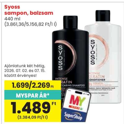 SYOSS Sampon / balzsam