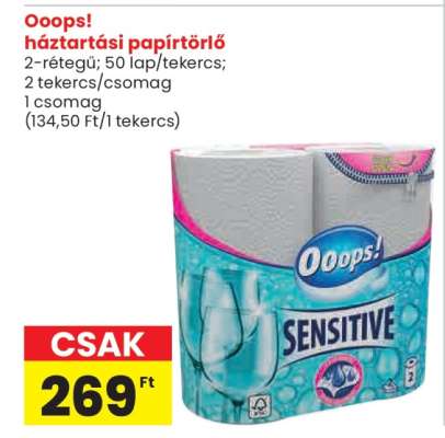 Ooops! háztartási papírtörlő