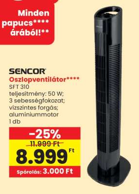 SENCOR Oszlopventilátor