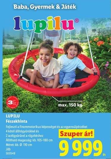 LUPILU Fészekhinta