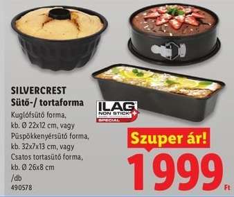 SILVERCREST Sütő-/tortaforma