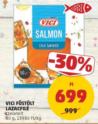 VICI Füstölt Lazacfilé