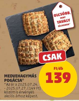 Medvehagymás Pogácsa