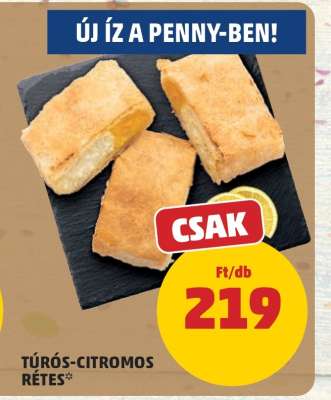 Túrós-citromos rétes