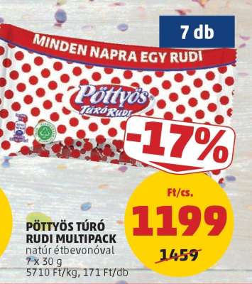 Pöttyös Túró Rudi Multipack