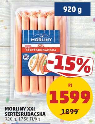 MORLINY XXL SERTÉSRUDACSKA