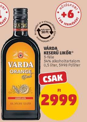 Várda Keserű Likőr