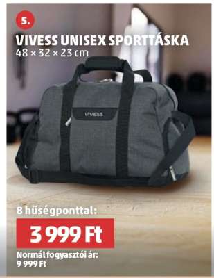 VIVESS UNISEX SPORTTÁSKA
