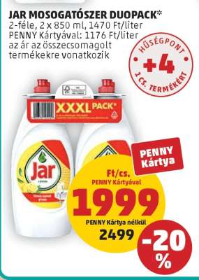 JAR Mosogatószer Duopack