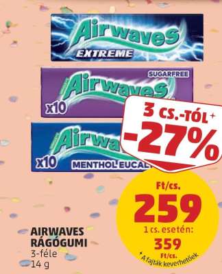 AIRWAVES Rágógumi